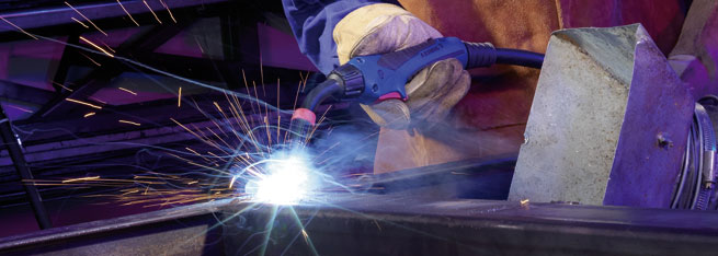 MIG/MAG Welding Torch ABIMIG® A T LW in action